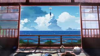 [ASMR/環境音]夏、海の見える、誰もいない部屋で。/作業用BGM 睡眠用BGM/オリジナル音源