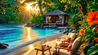 Good Morning Tropical Jazz ☀️ Coffee, Waves & Island Vibes | Relaxing Morning Music