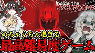 「Inside the Backrooms」4話　馬鹿みたいに難易度が高いパーティーに参加させられた三人「ゆっくり実況」