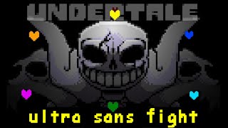 Sans but he is Photoshop Flowey! Undertale Ultra Sans Fight
