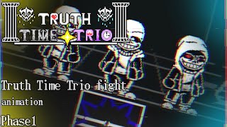 【UnderTale風戦闘Mad】Truth Time Trio -Phase1- animation!!