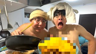 【爆笑】深夜テンションで料理したらとんでもない飯ができたwwwww