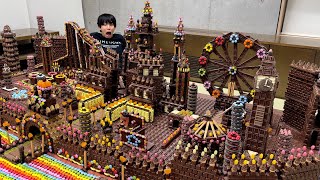 世界に5個しかない巨大なお菓子の遊園地作ってみた。