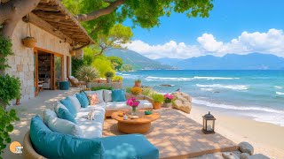 Morning Jazz at the Beautiful Beachside Café - Lift Your Mood and Relax with Smooth Bossa Nova 🌅🎶