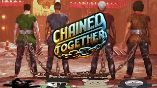 4人が鎖でつながれた状態で頂上を目指す友情崩壊ゲーム『 Chained Together 』