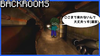 いやここまでは来ないんで大丈夫でs((((死【Escape the Backrooms】