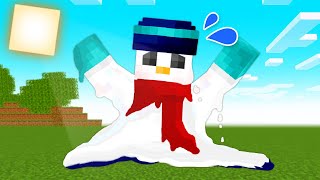【マイクラ】1週間「体が溶ける」世界でサバイバル生活してみた結果！？