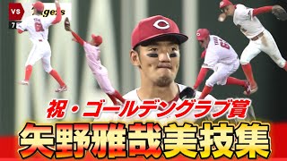 【祝GG賞】矢野雅哉ゴールデングラブ賞おめでとう！ファインプレー集めました！