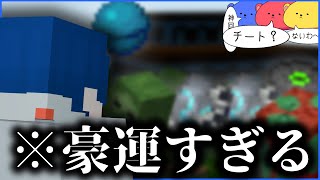 【マイクラ】マルチ鯖でどう考えても不正すぎる運のくま④【#ゆっくり鯖】