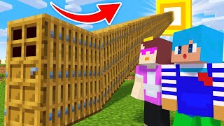超長いドアを登ってみた結果！？【まいくら / マインクラフト】