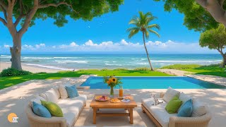 Morning Jazz from a Luxury Lounge | Smooth Bossa Nova & Ocean Views for Relaxation and Stress Relief