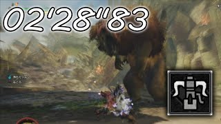 ドシャグマ ソロ ヘビィ 2分28秒【MHWilds】【闘技大会】