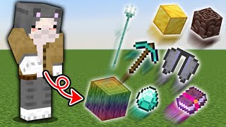 【マイクラ】原木を投げるだけでチートアイテムが出る最強データパックがヤバすぎたwww【チートおじいちゃん🐈】