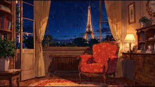 Dreamy Room in Paris with Smooth Piano Jazz Music For Study, Work & Relaxation