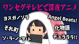 深夜アニメをクソ観てた時期