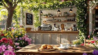 ☕🌸 モーニング スプリング ジャズ | 心地よい屋外コーヒーショップの雰囲気で、気分を高めて勉強できる優しいジャズ ミュージック 🎶✨