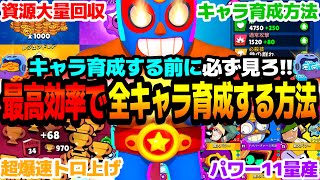 【ブロスタ】永久保存版!!今更聞けない"全キャラを最高効率で育成する方法"を大紹介!!【初心者必見】【キャラ育成】